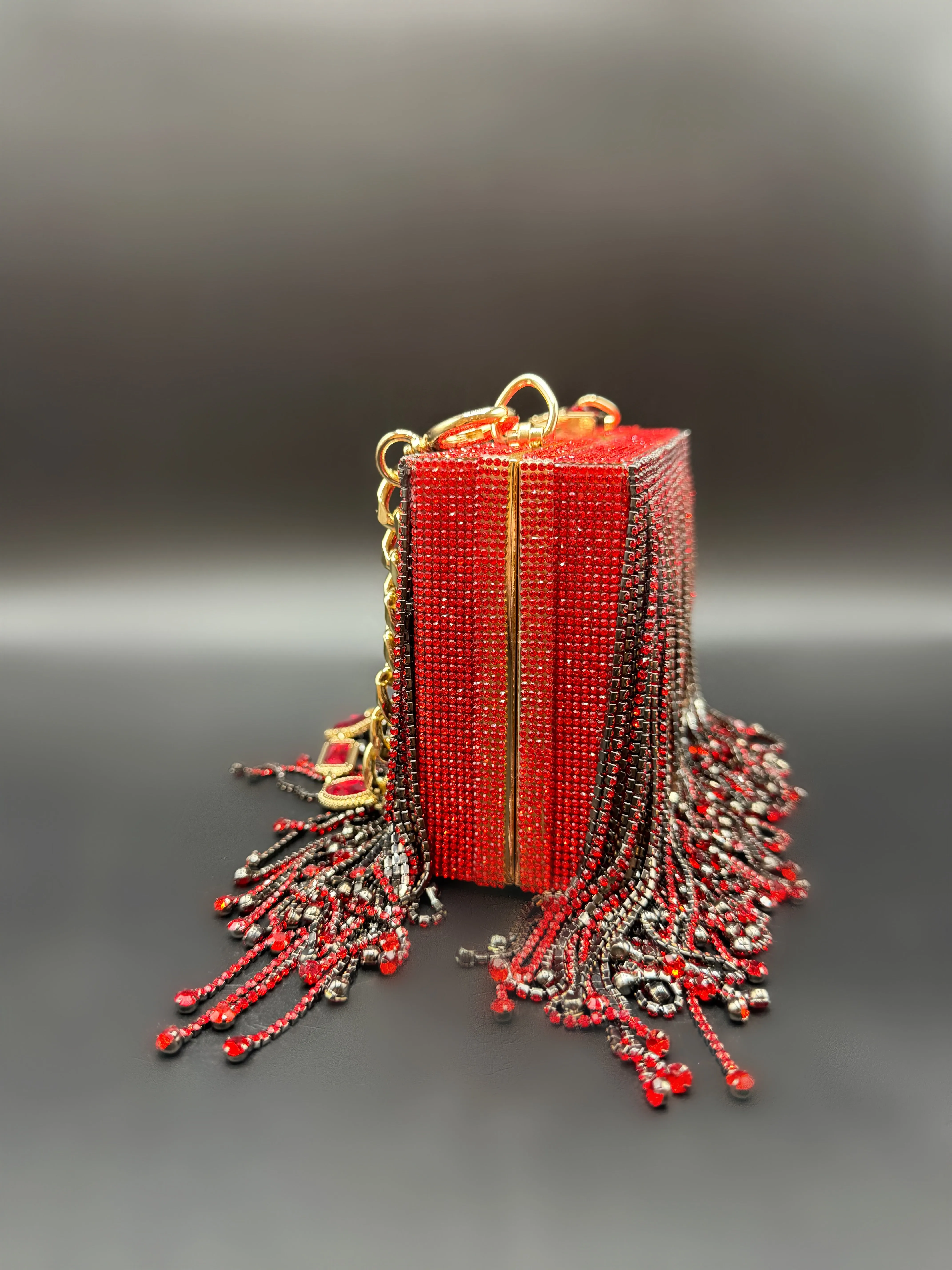 Diamond Fringe Red
