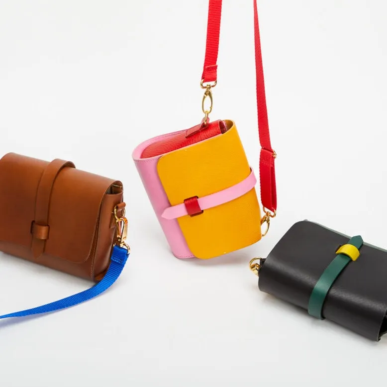 Dinky Upcycled Leather Handbag Tutti Fruity