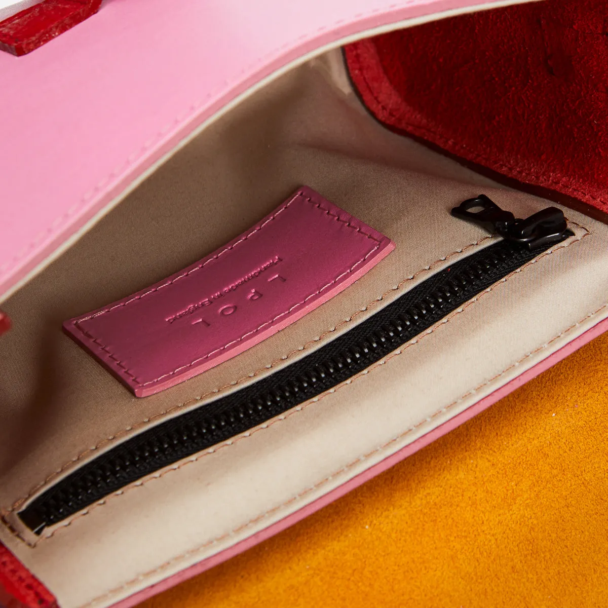 Dinky Upcycled Leather Handbag Tutti Fruity