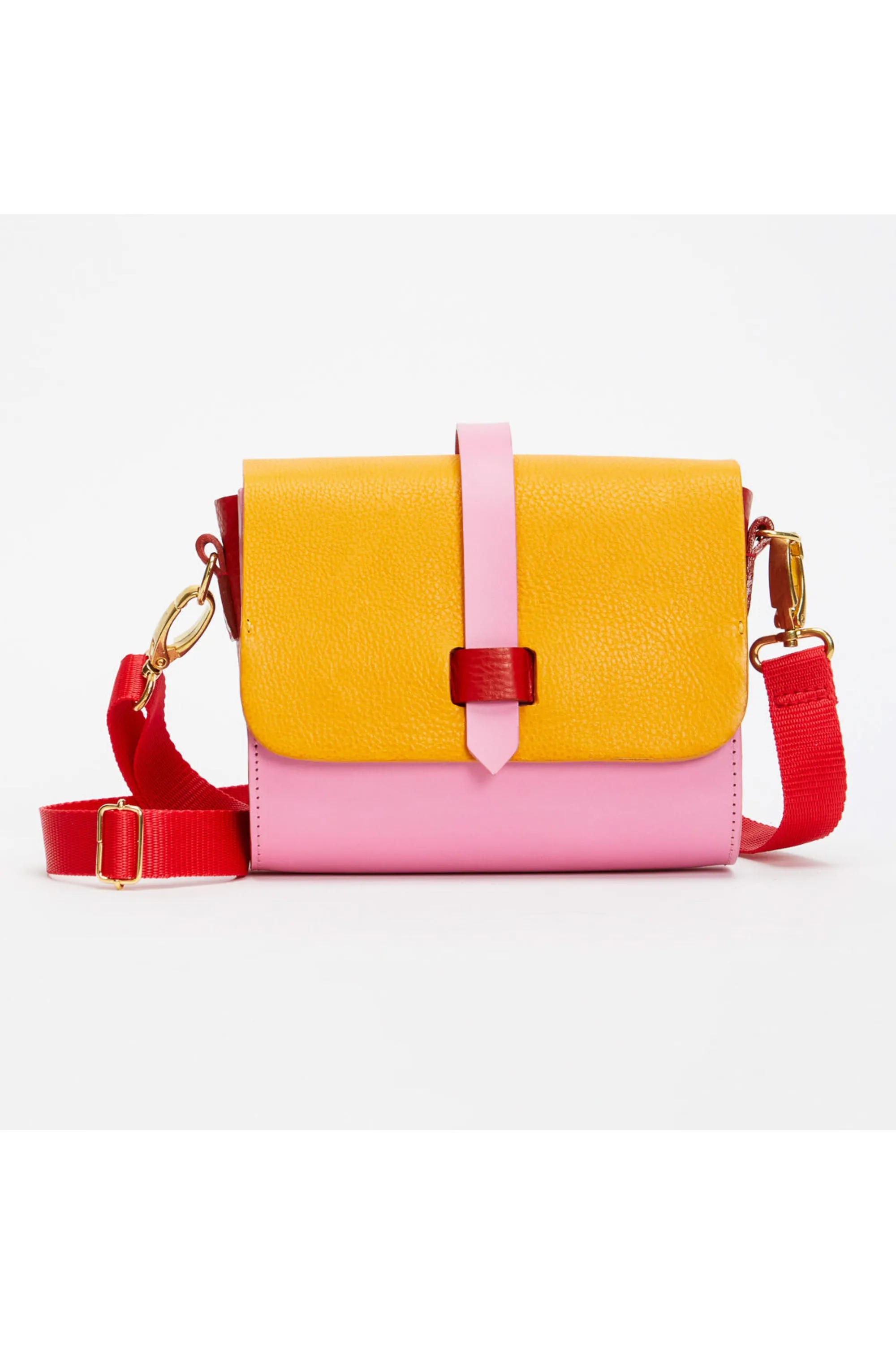 Dinky Upcycled Leather Handbag Tutti Fruity