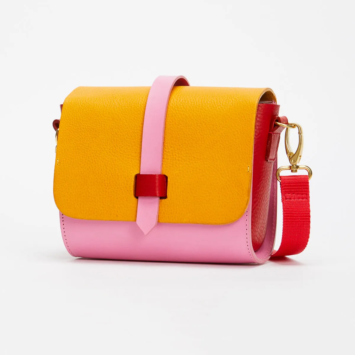 Dinky Upcycled Leather Handbag Tutti Fruity