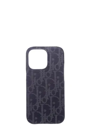 Dior Black Monogram iPhone 13 Phone Case