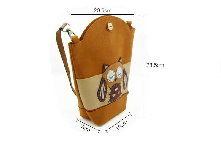 DIY Kit Felt School bag Handbag
