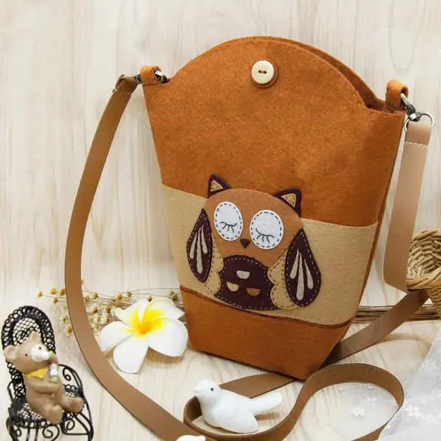 DIY Kit Felt School bag Handbag