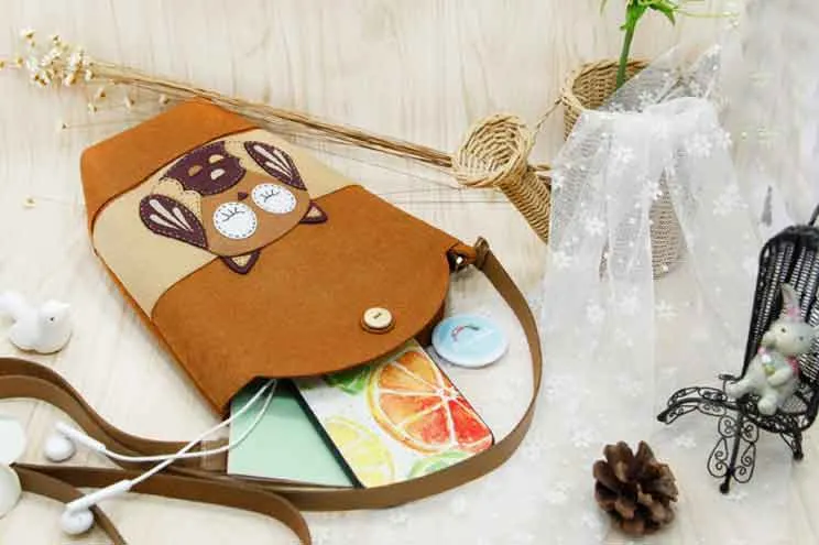 DIY Kit Felt School bag Handbag