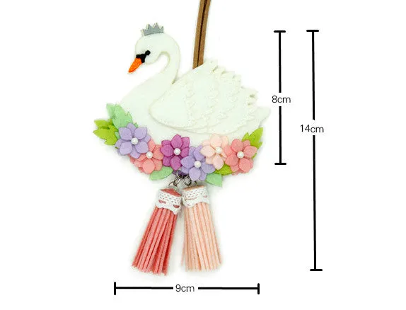 DIY Kit Felt Swan Series Bags - Shoulder Bag Handbag Car Ornaments