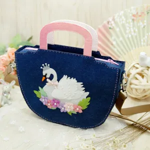 DIY Kit Felt Swan Series Bags - Shoulder Bag Handbag Car Ornaments