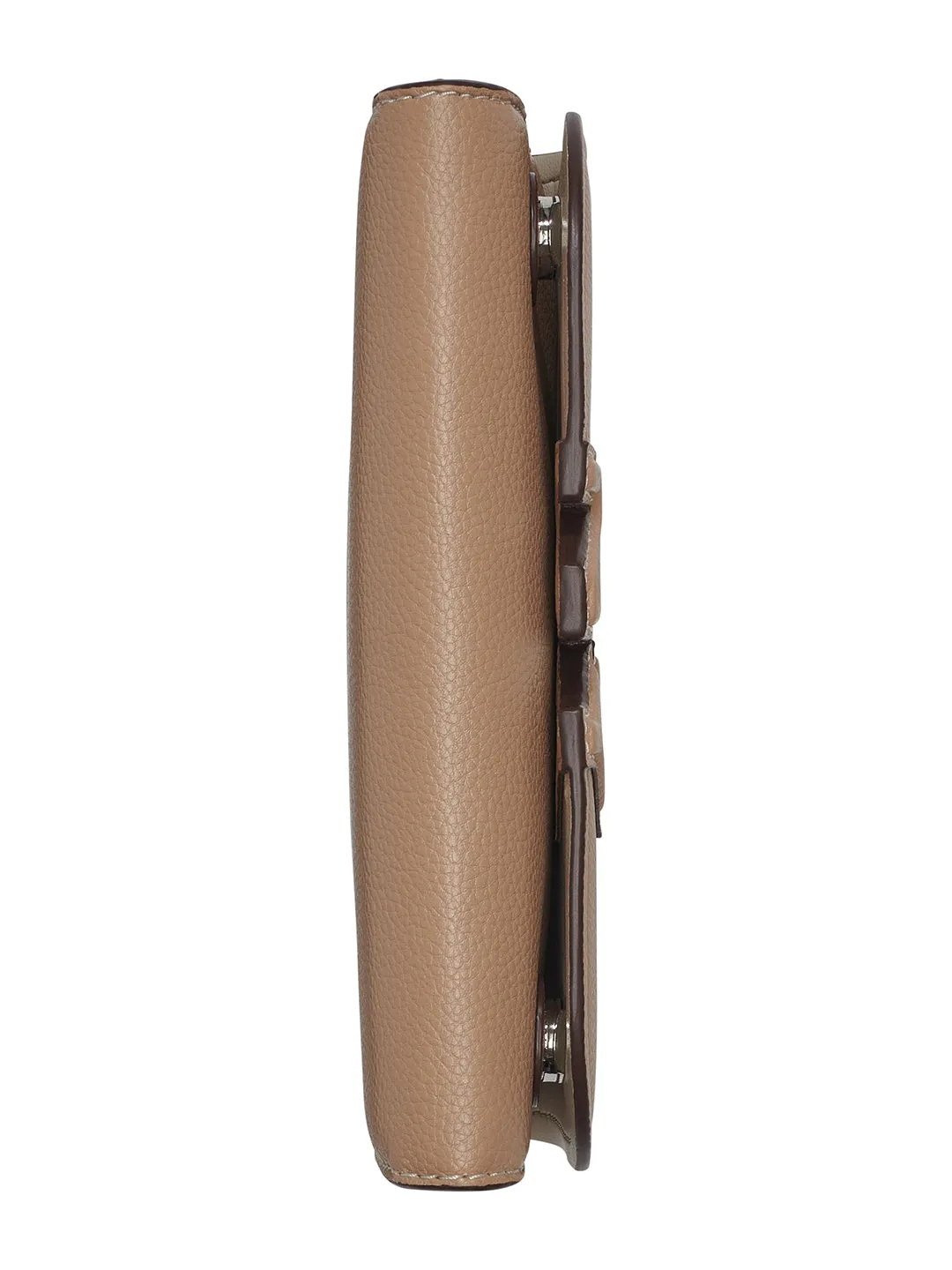 DKNY Women Beige Solid Wallet
