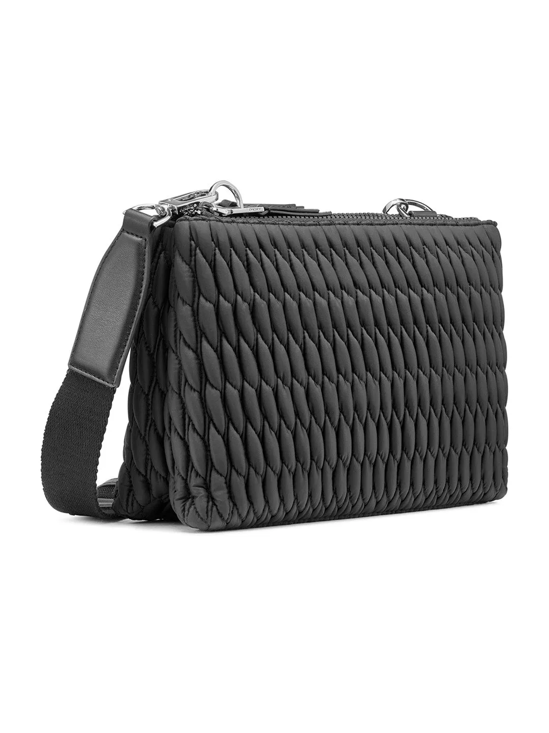 DKNY Women Black Solid Crossbody