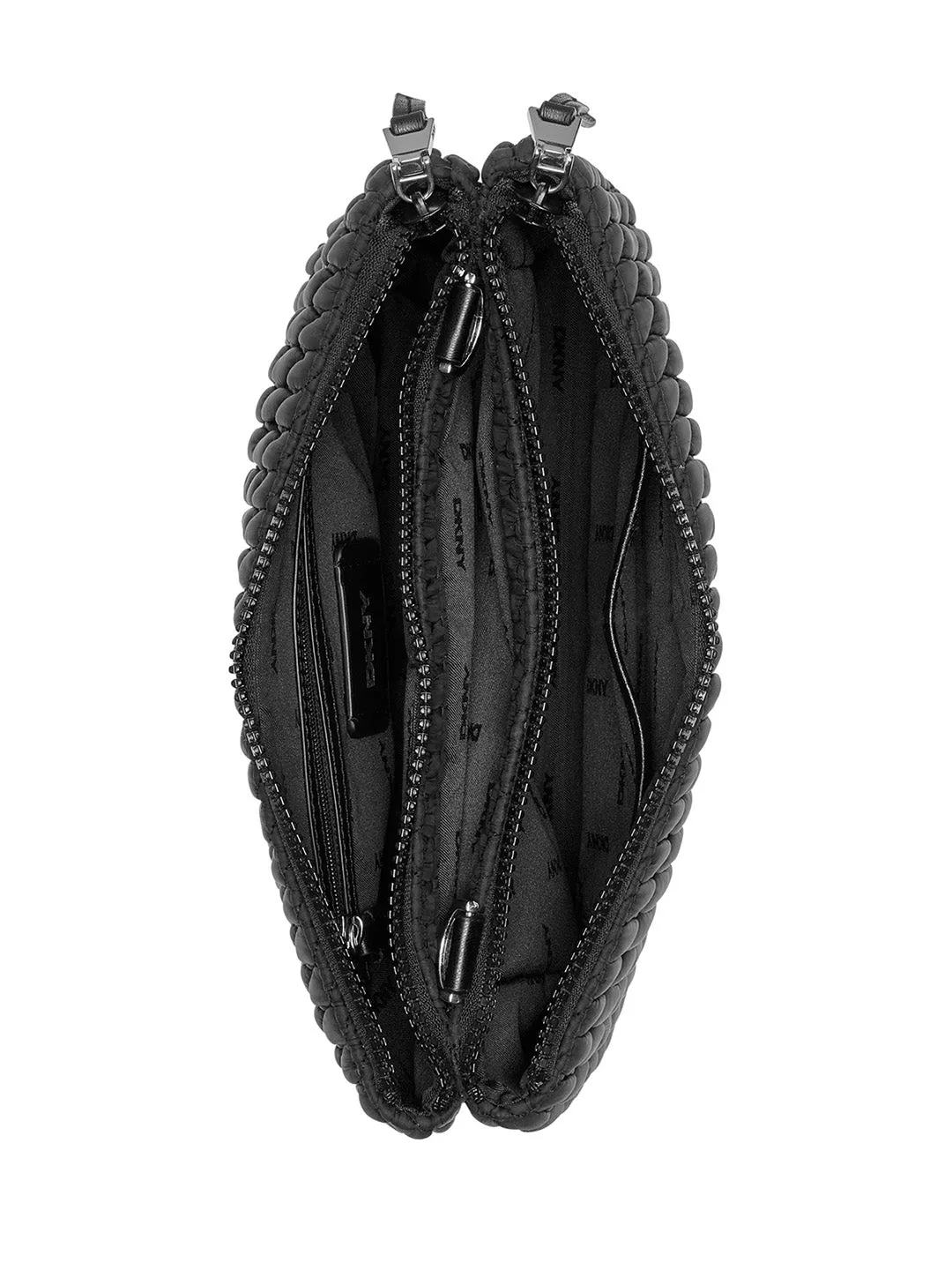 DKNY Women Black Solid Crossbody