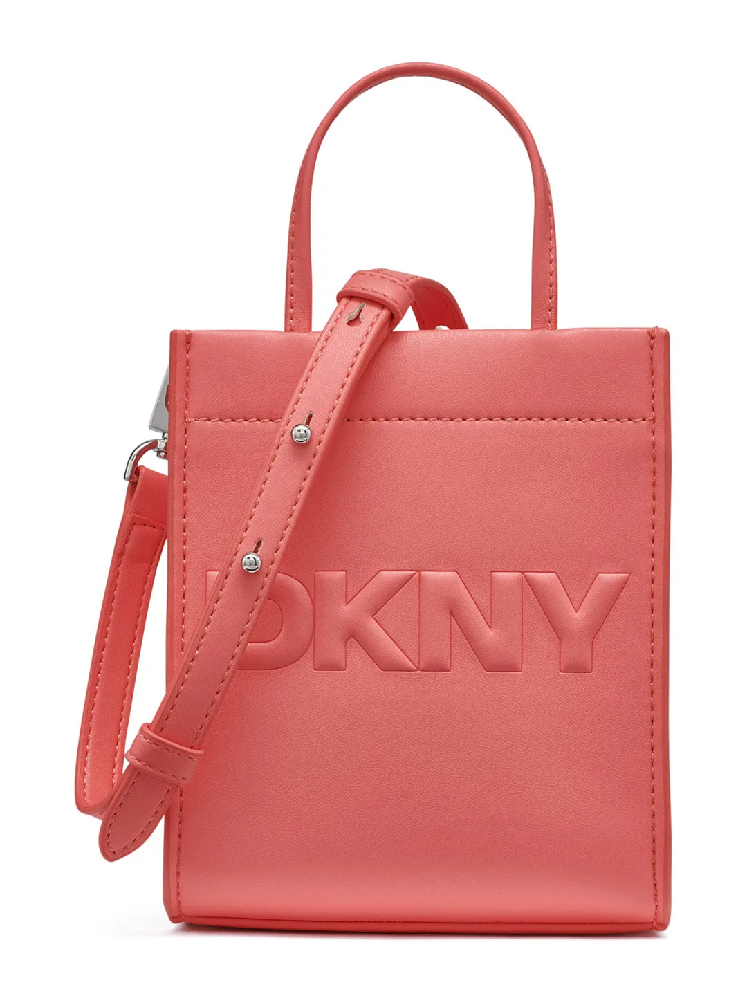 DKNY Women Orange Solid Crossbody