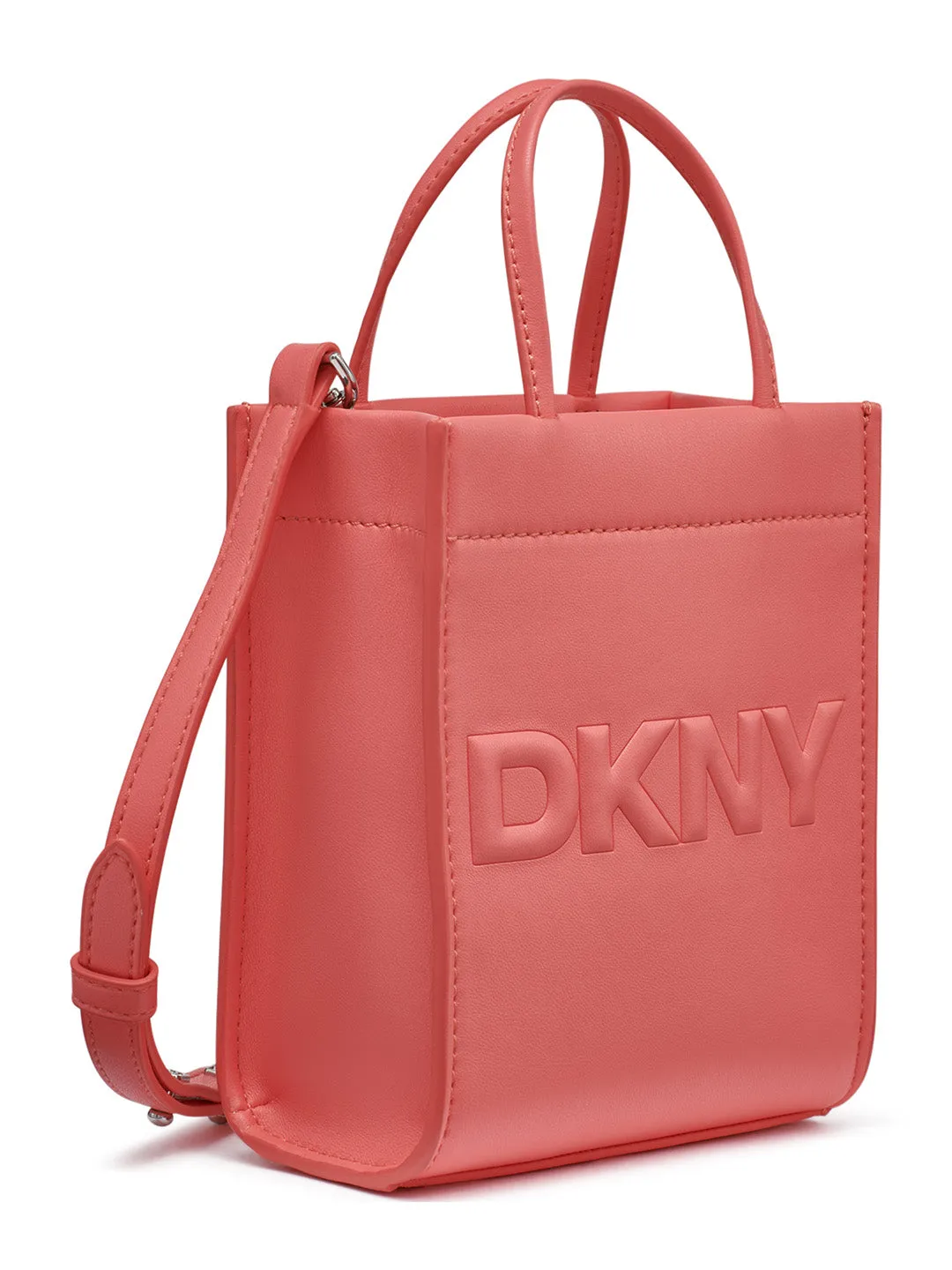 DKNY Women Orange Solid Crossbody