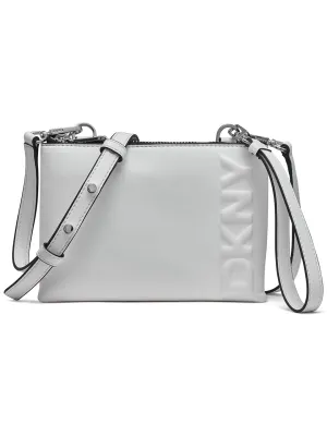 DKNY Women White Solid Crossbody