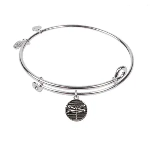 Dragonfly, Bangle Sterling Silver Plated