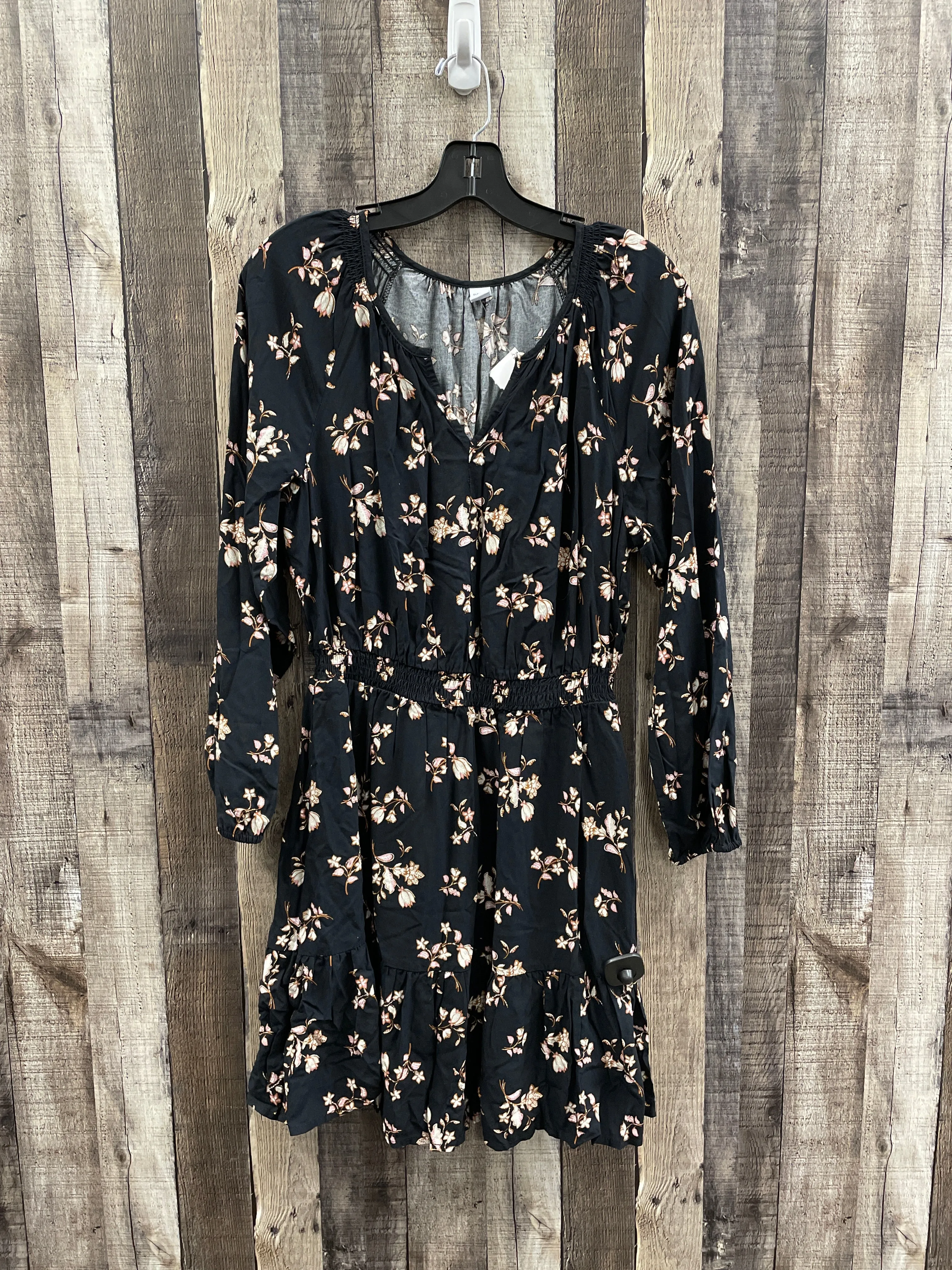 Dress Casual Midi By Old Navy In Black, Size: M