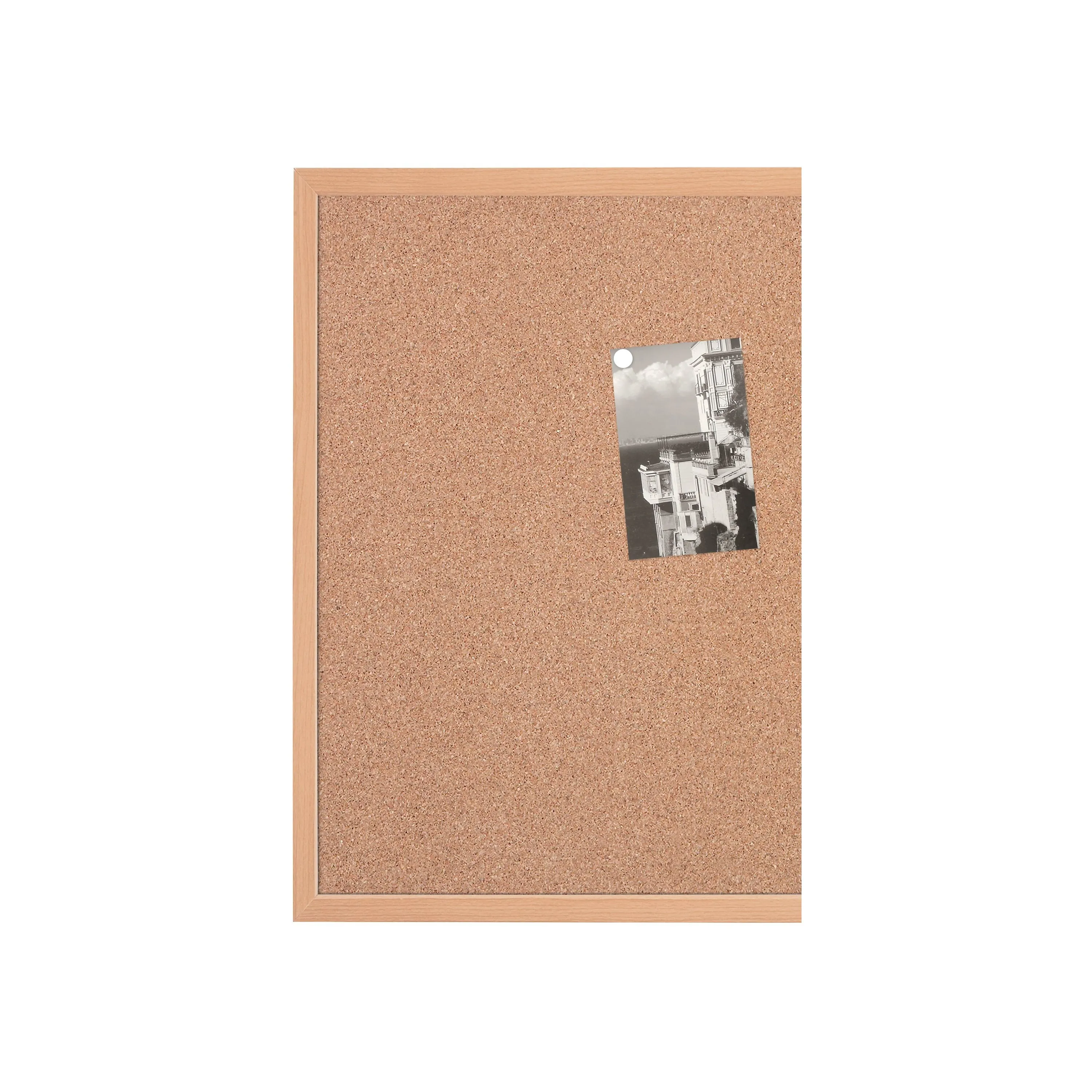 Dry-Erase and Natural Cork Combo Board 17 x23 Oak Frame Presentation Boards New