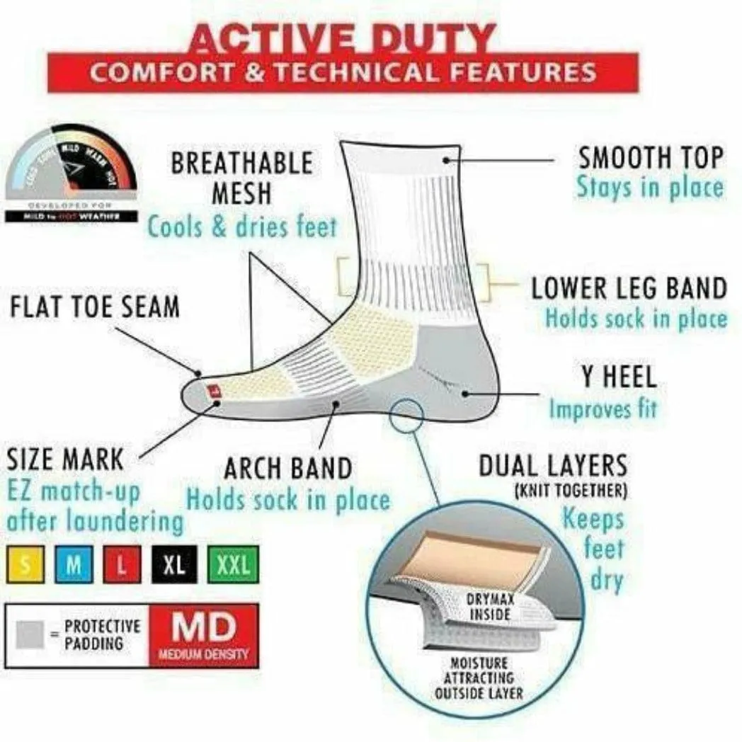 Drymax Active Duty Crew Socks