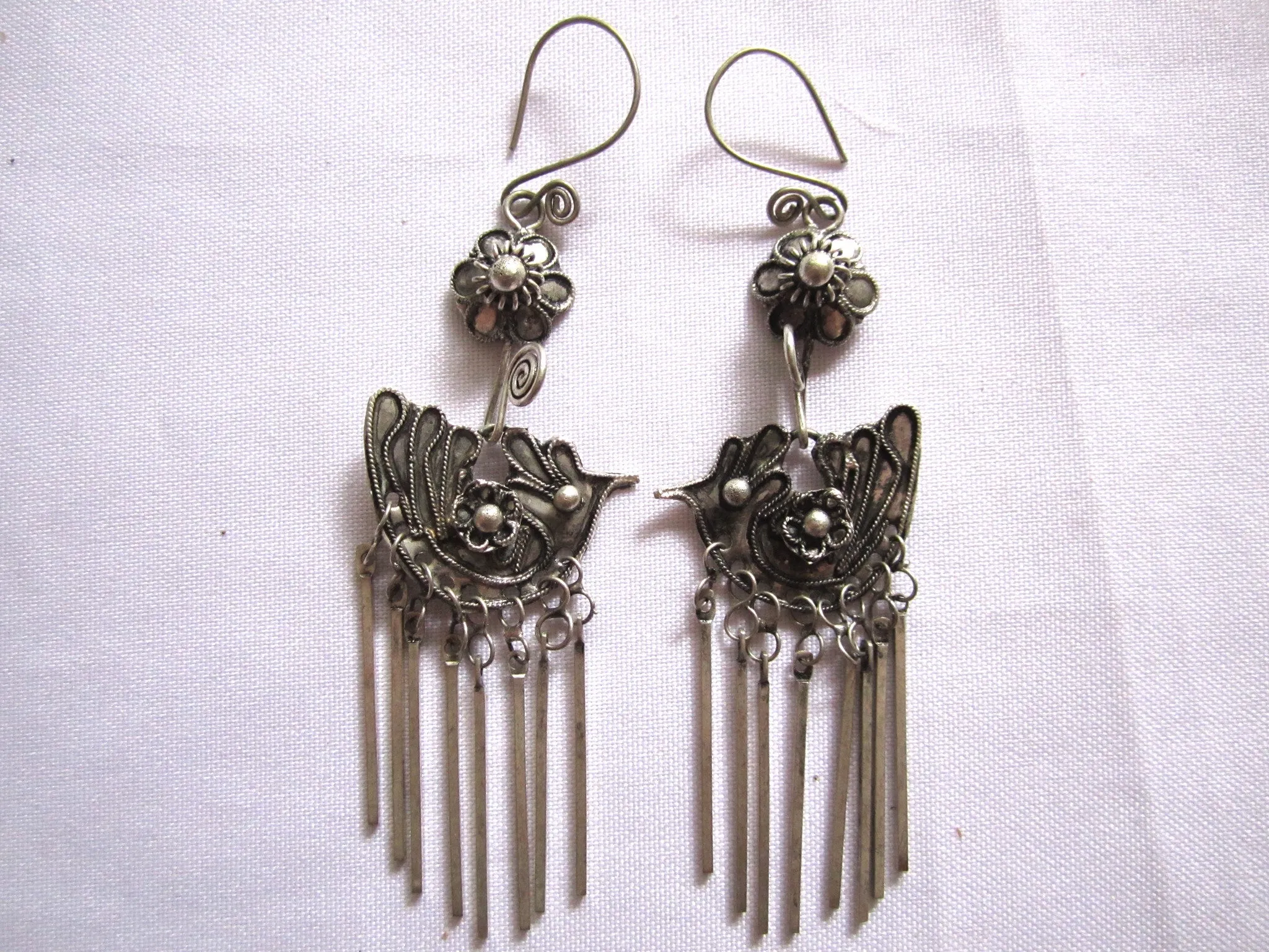 Earrings Miao Handmade Tribal