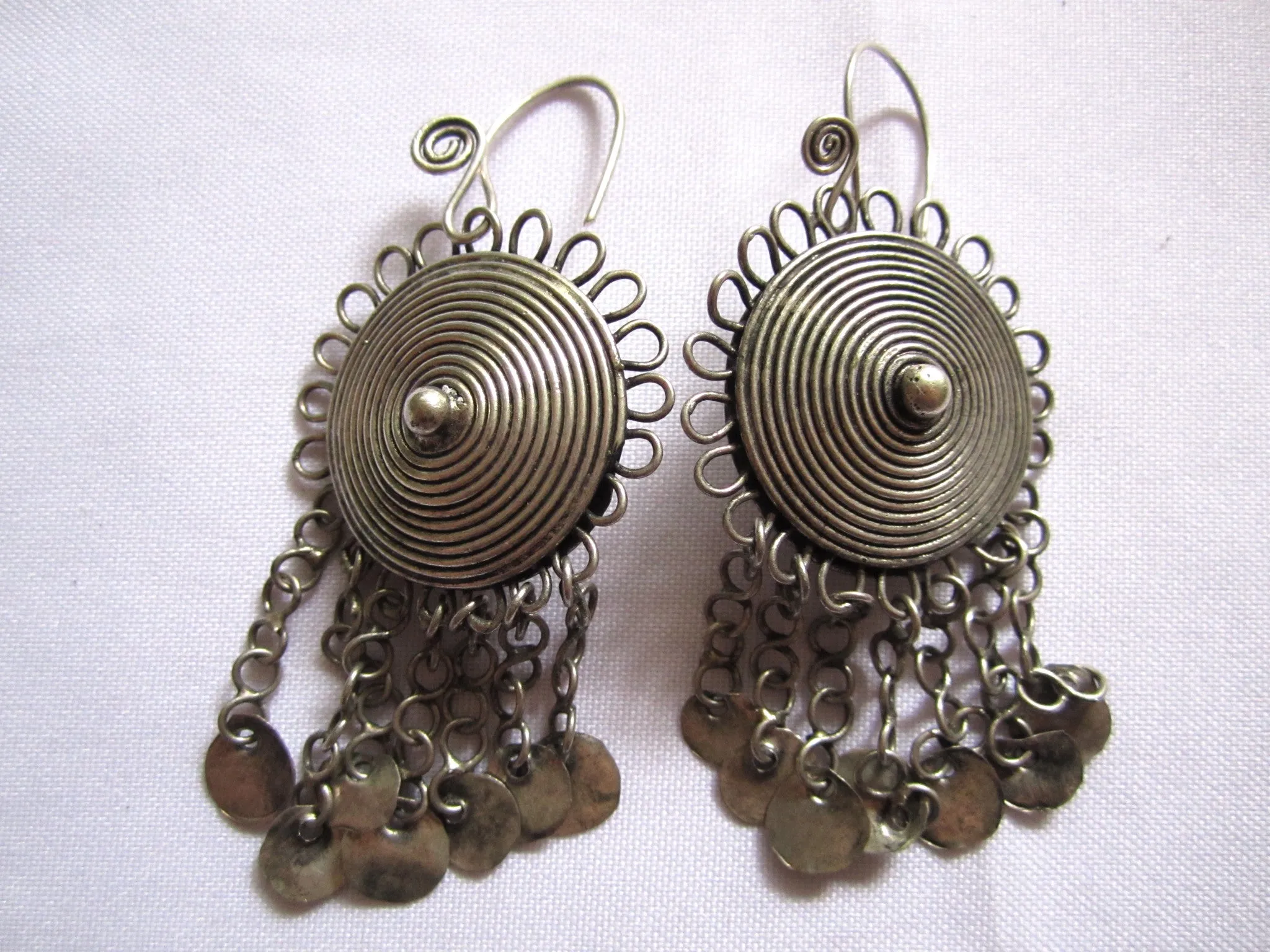 Earrings Miao Handmade Tribal