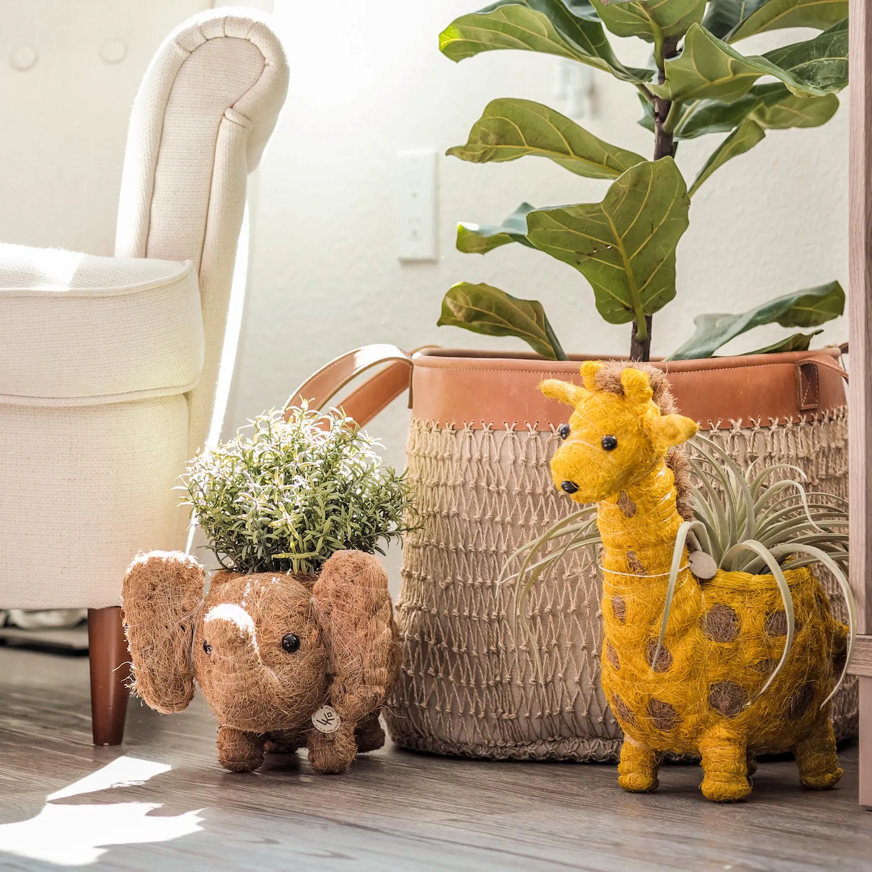Elephant Plant Pot - Handmade Planter
