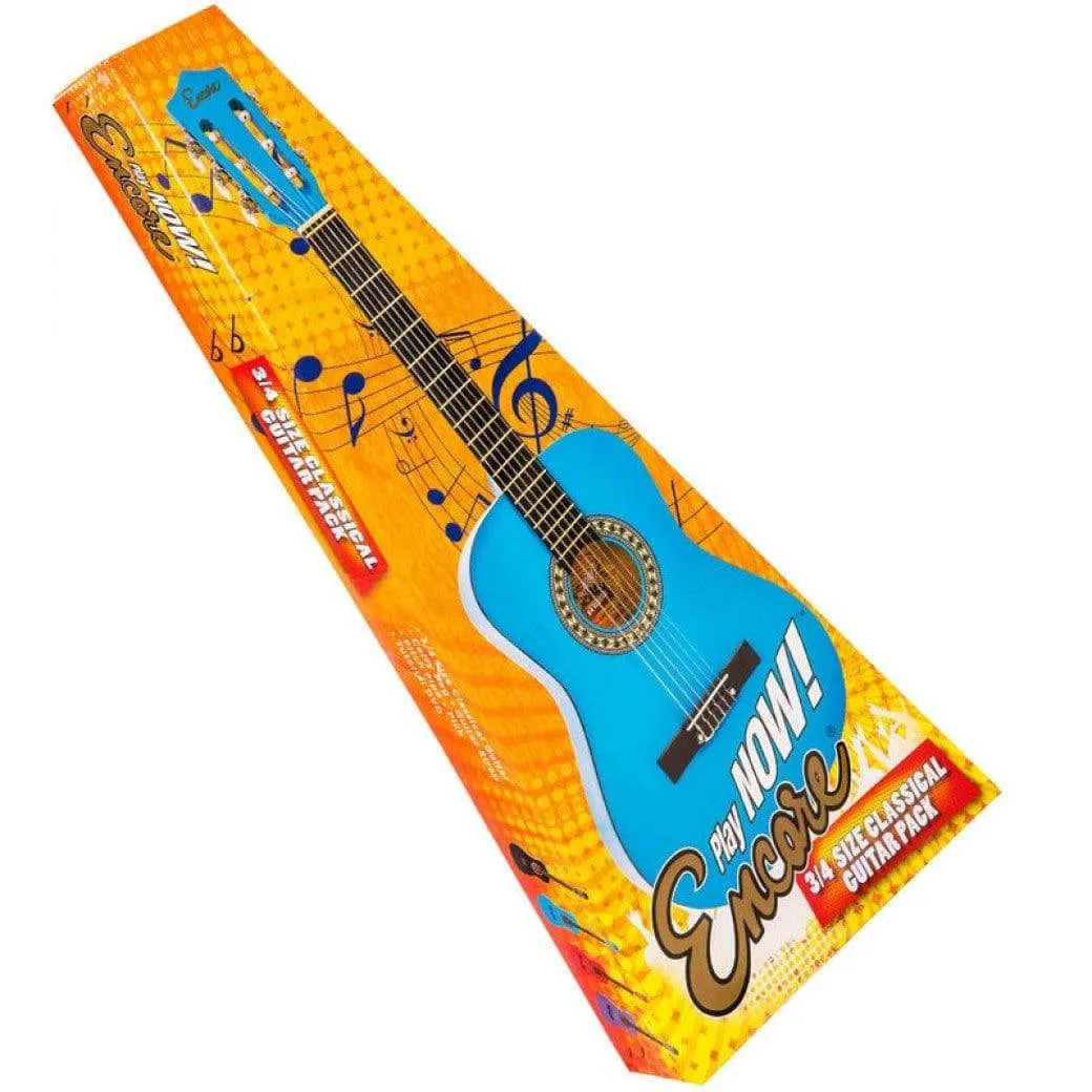 Encore 3/4 Red Kids Starter Guitar Pack