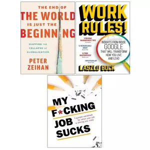 End of World Is Just Beginning (HB),My F*cking Job Sucks,Work Rules 3 Books Set