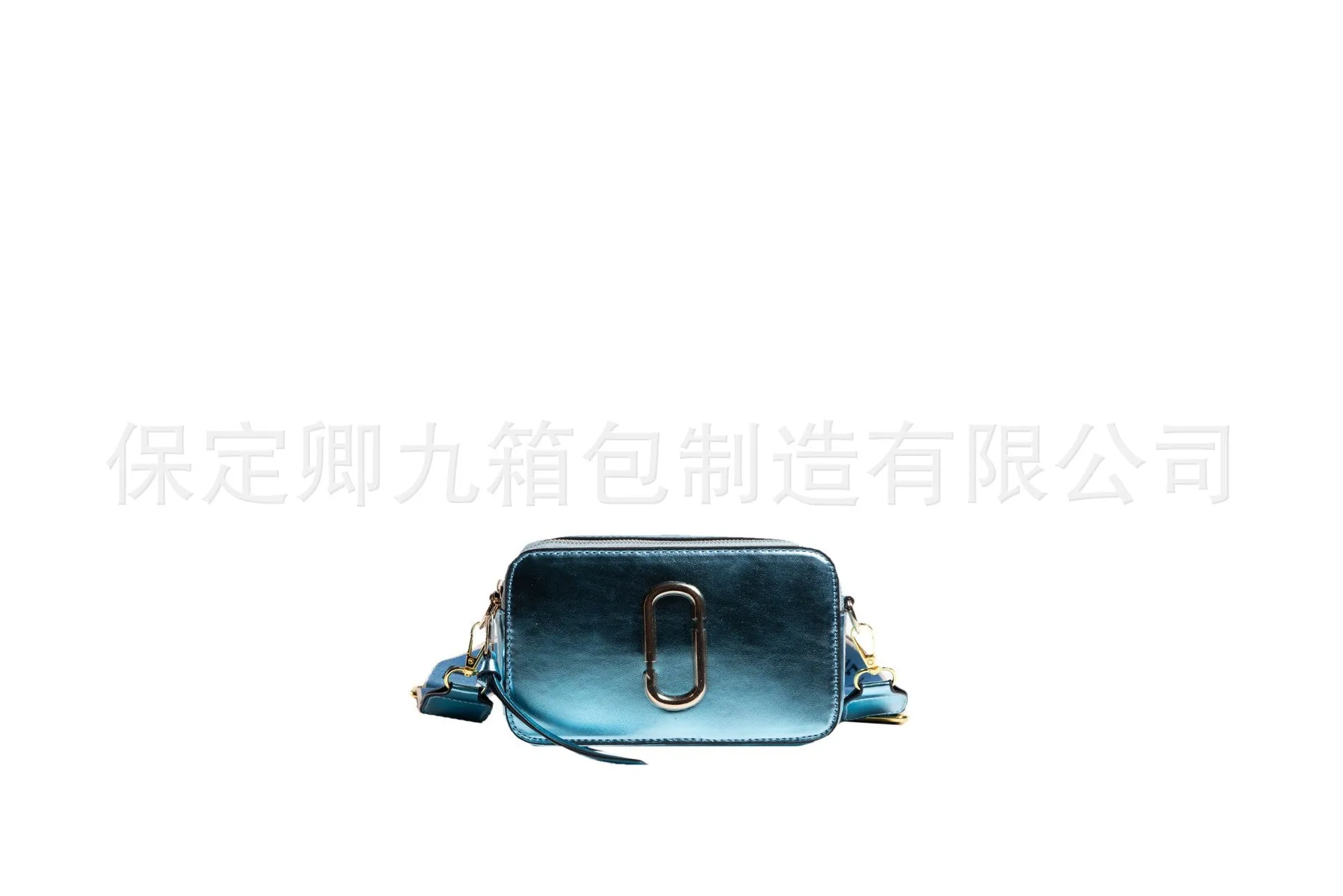 Europe and America Cross Border Bags for Women2023PU LeatherPUTextured Wide Shoulder Strap Crossbody BaginsGlossy Female Camera Bag
