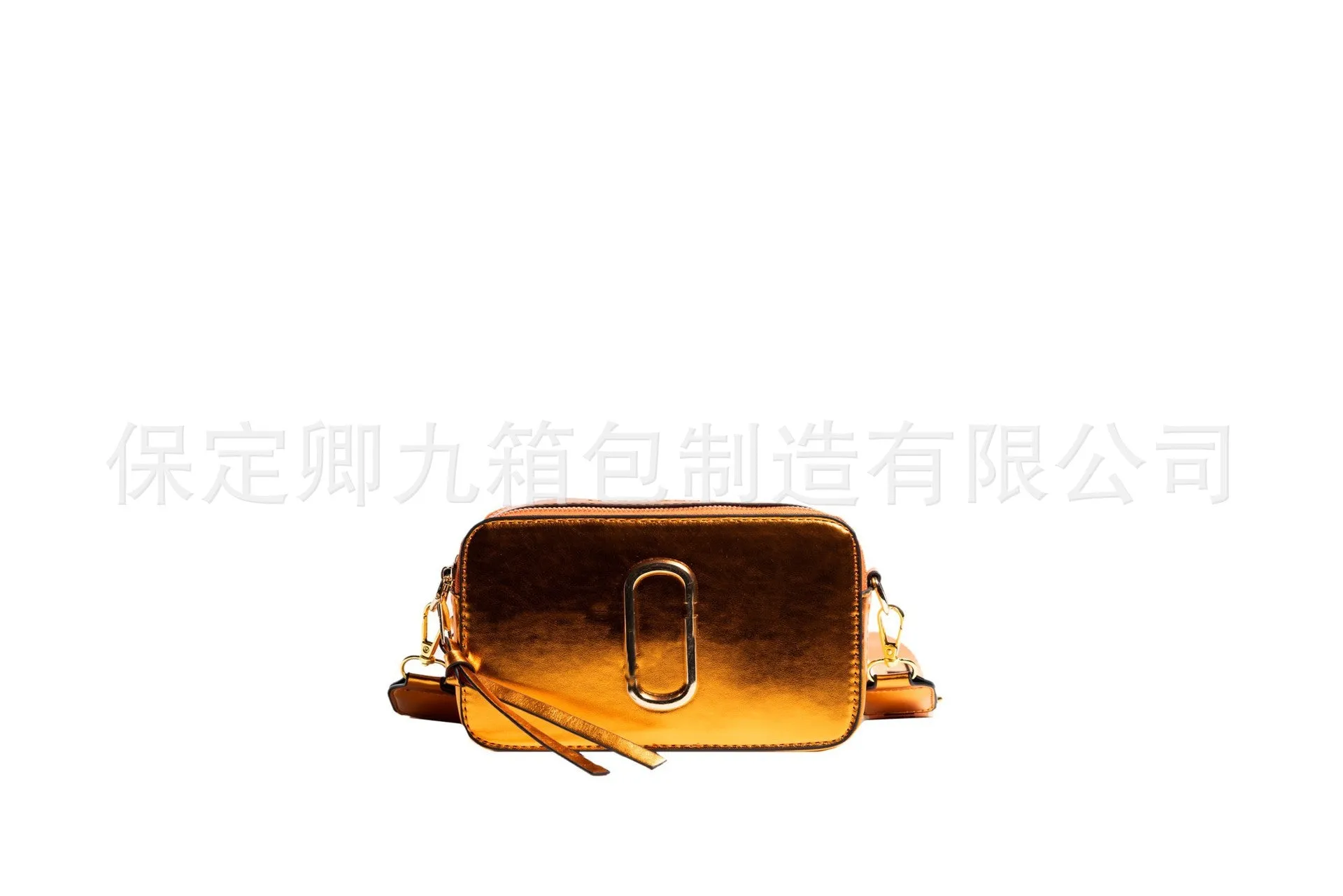 Europe and America Cross Border Bags for Women2023PU LeatherPUTextured Wide Shoulder Strap Crossbody BaginsGlossy Female Camera Bag