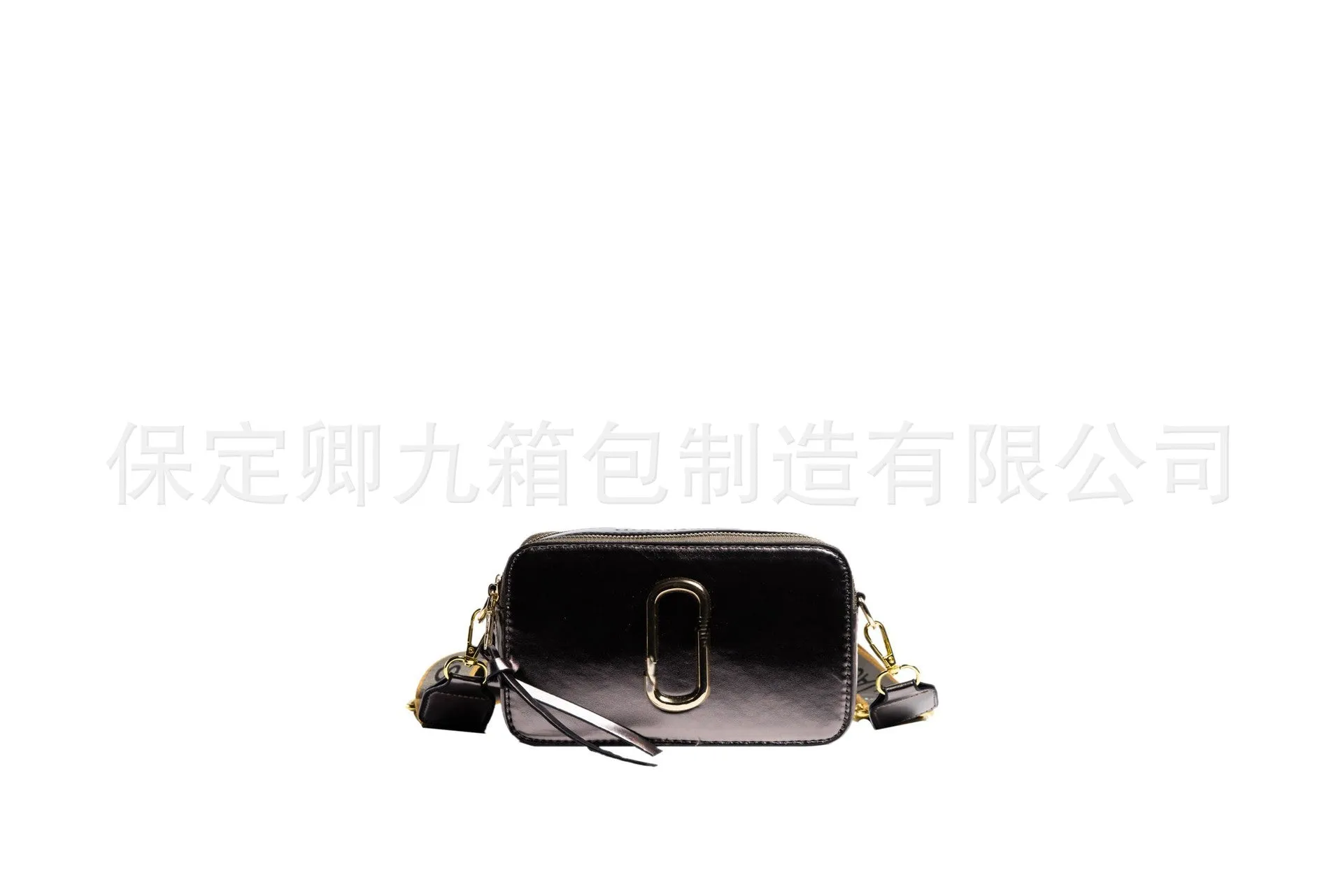 Europe and America Cross Border Bags for Women2023PU LeatherPUTextured Wide Shoulder Strap Crossbody BaginsGlossy Female Camera Bag