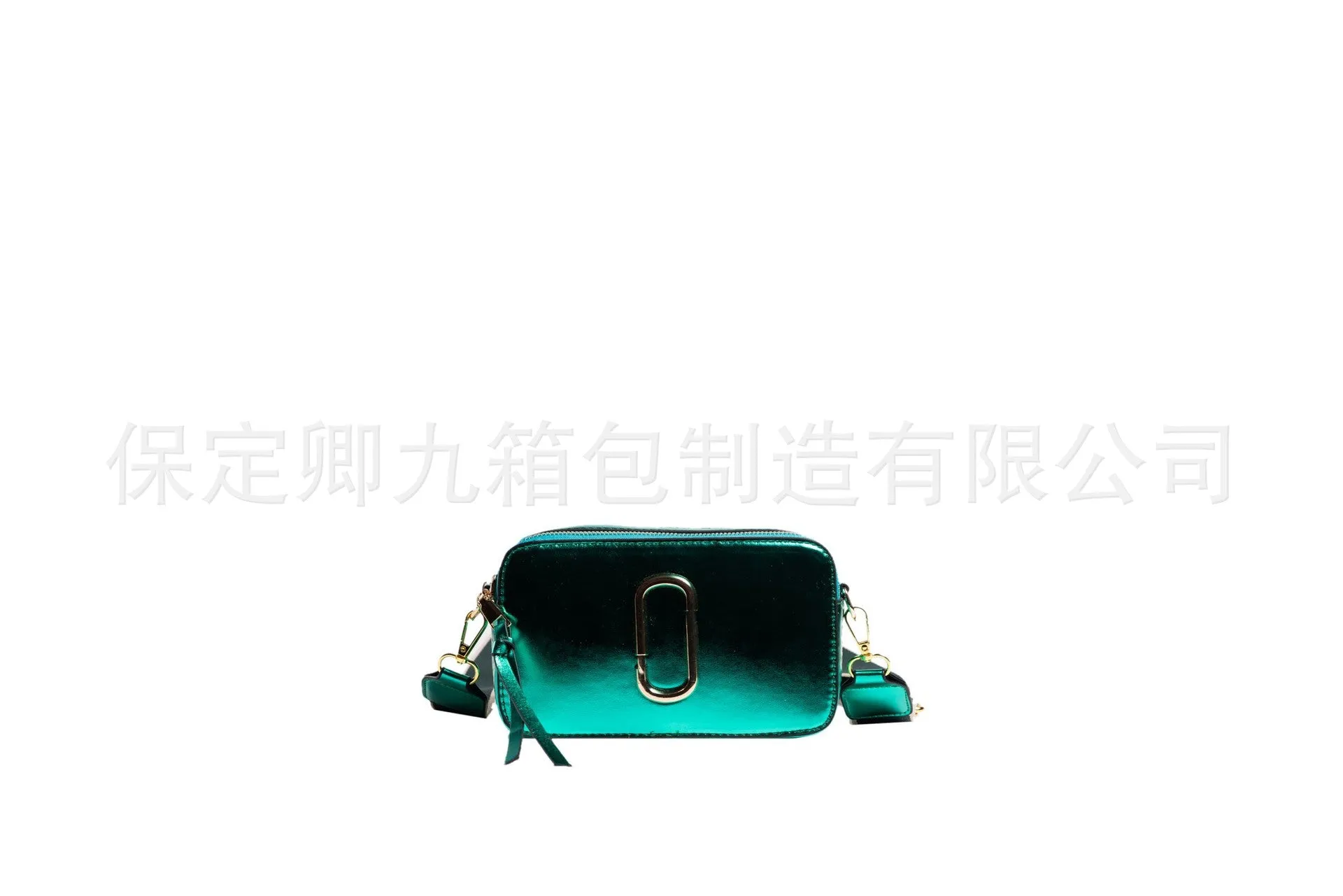 Europe and America Cross Border Bags for Women2023PU LeatherPUTextured Wide Shoulder Strap Crossbody BaginsGlossy Female Camera Bag