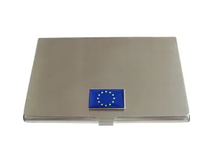 European Union Flag Business Card Holder