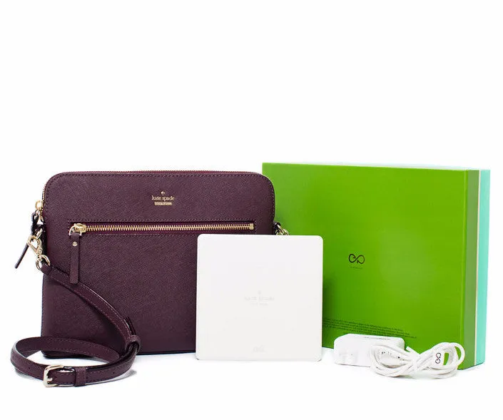 Everpurse Kate Spade Zana Mahogany Crossbody