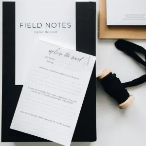 Explore The Word Field Notes