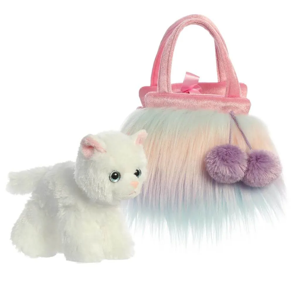 Fancy Pal Cat in Fluffy Bag