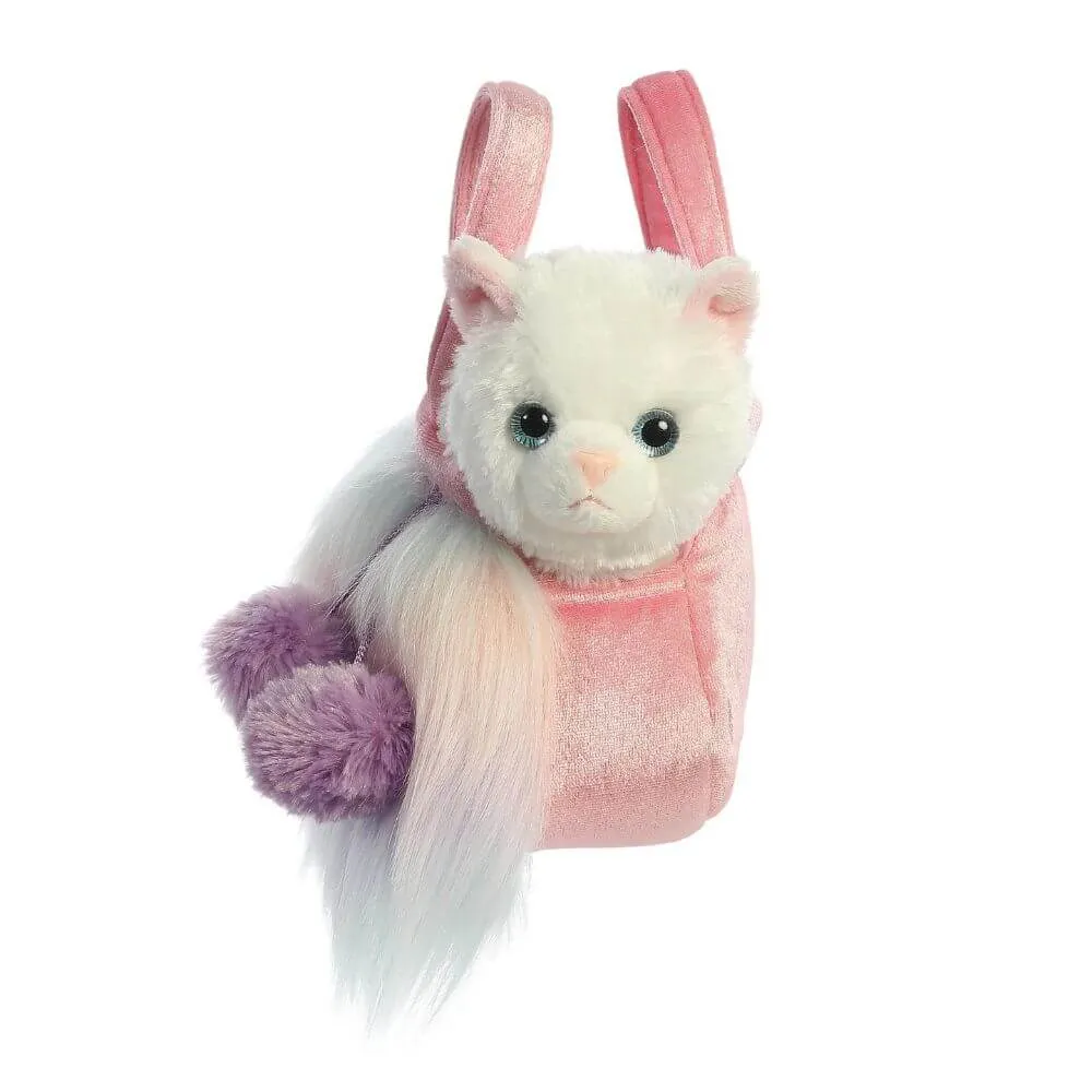 Fancy Pal Cat in Fluffy Bag