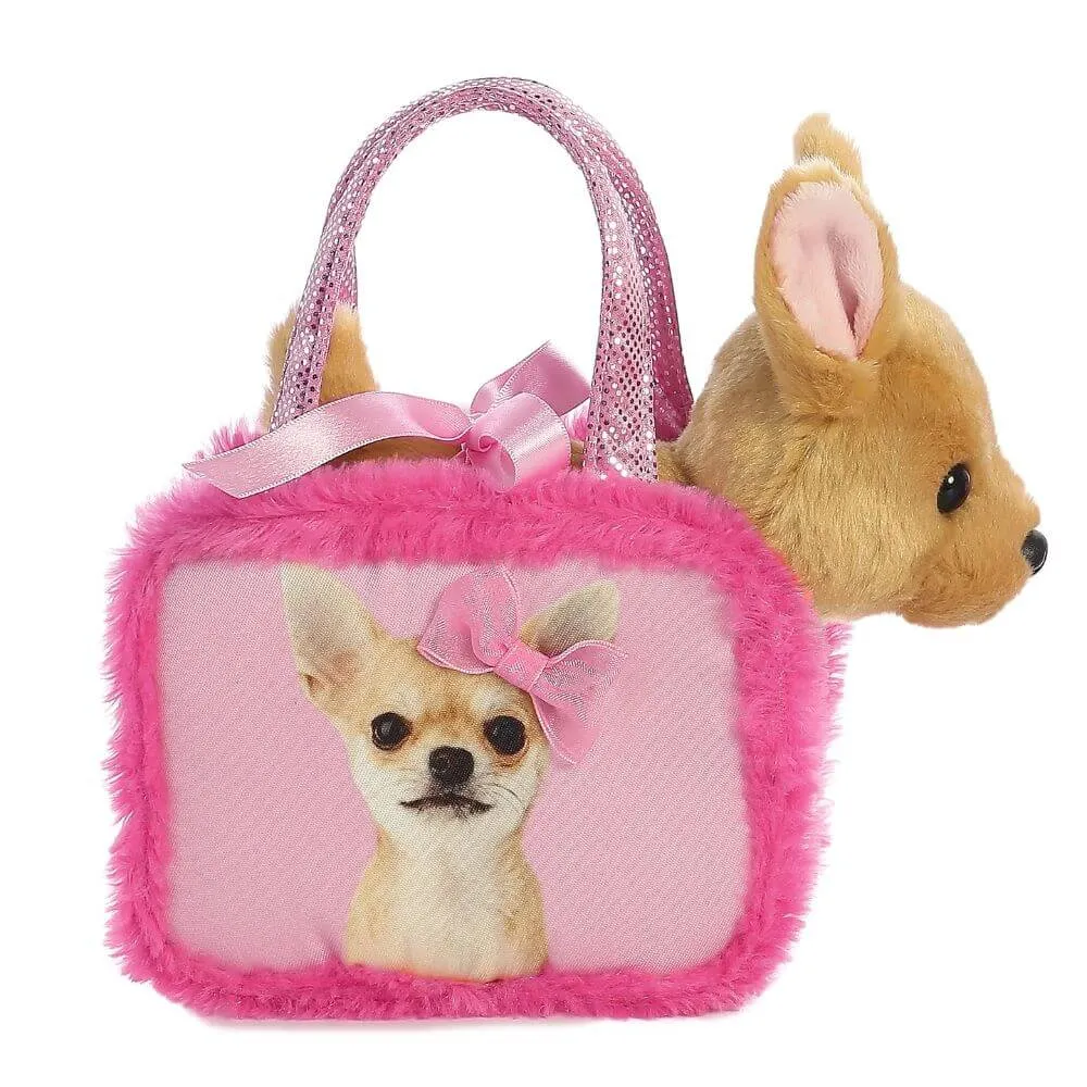 Fancy Pal Pink Chihuahua in Bag