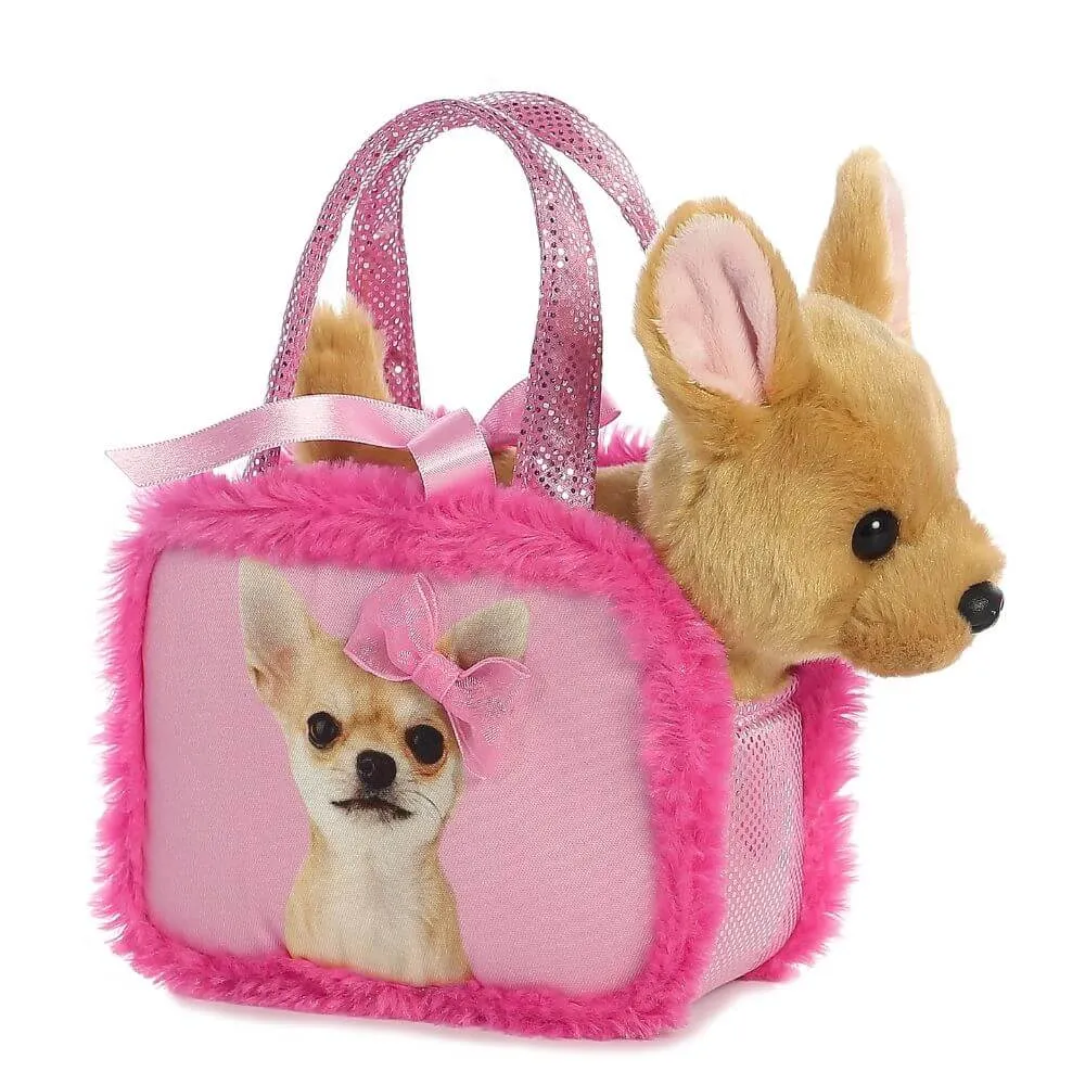 Fancy Pal Pink Chihuahua in Bag