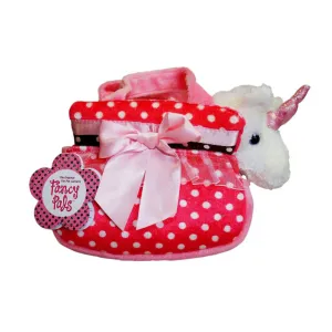Fancy Pal Unicorn in Pink Spot Bag