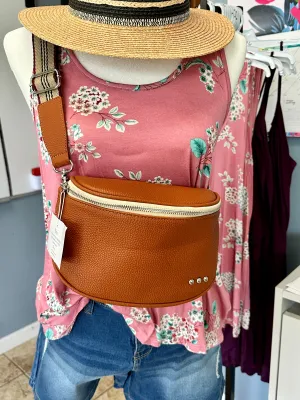 Faux Leather Crossbody