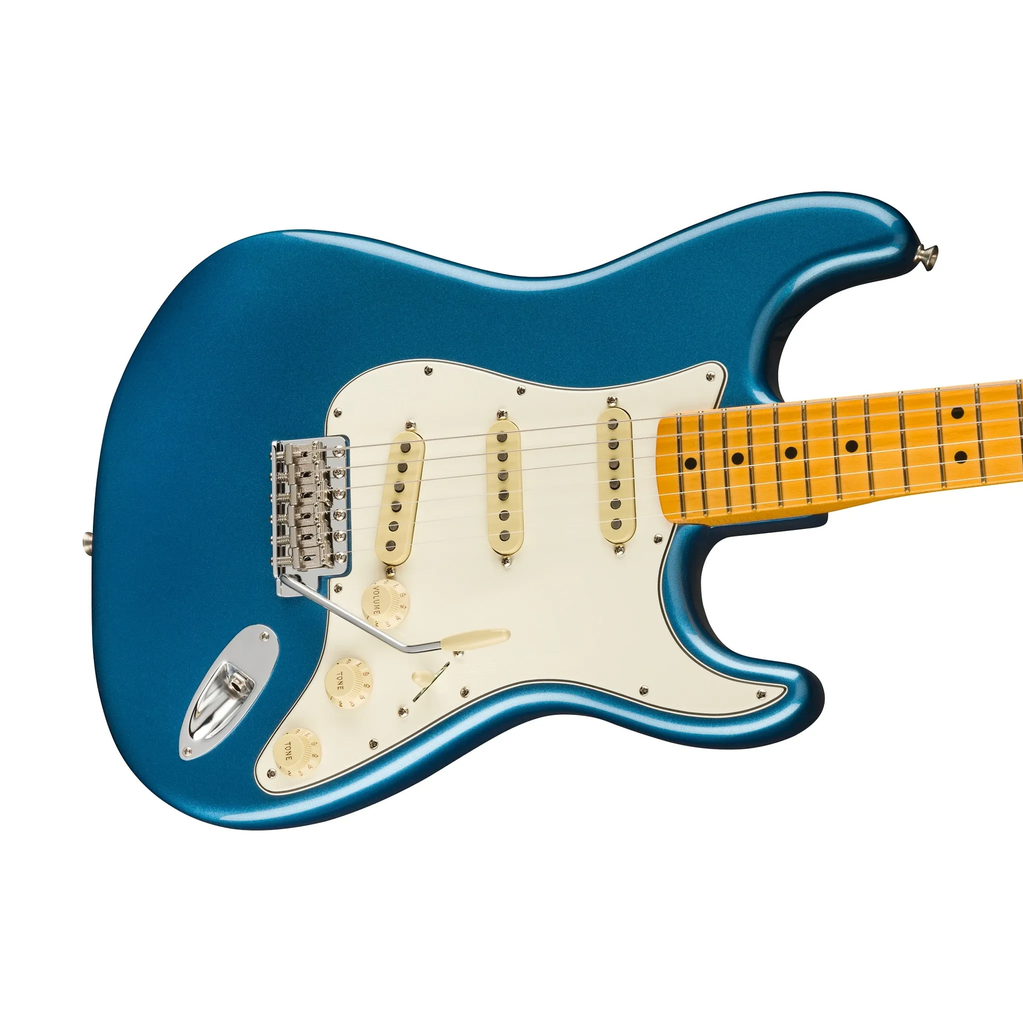 Fender American Vintage II 73 Stratocaster Electric Guitar, Maple FB, Lake Placid Blue