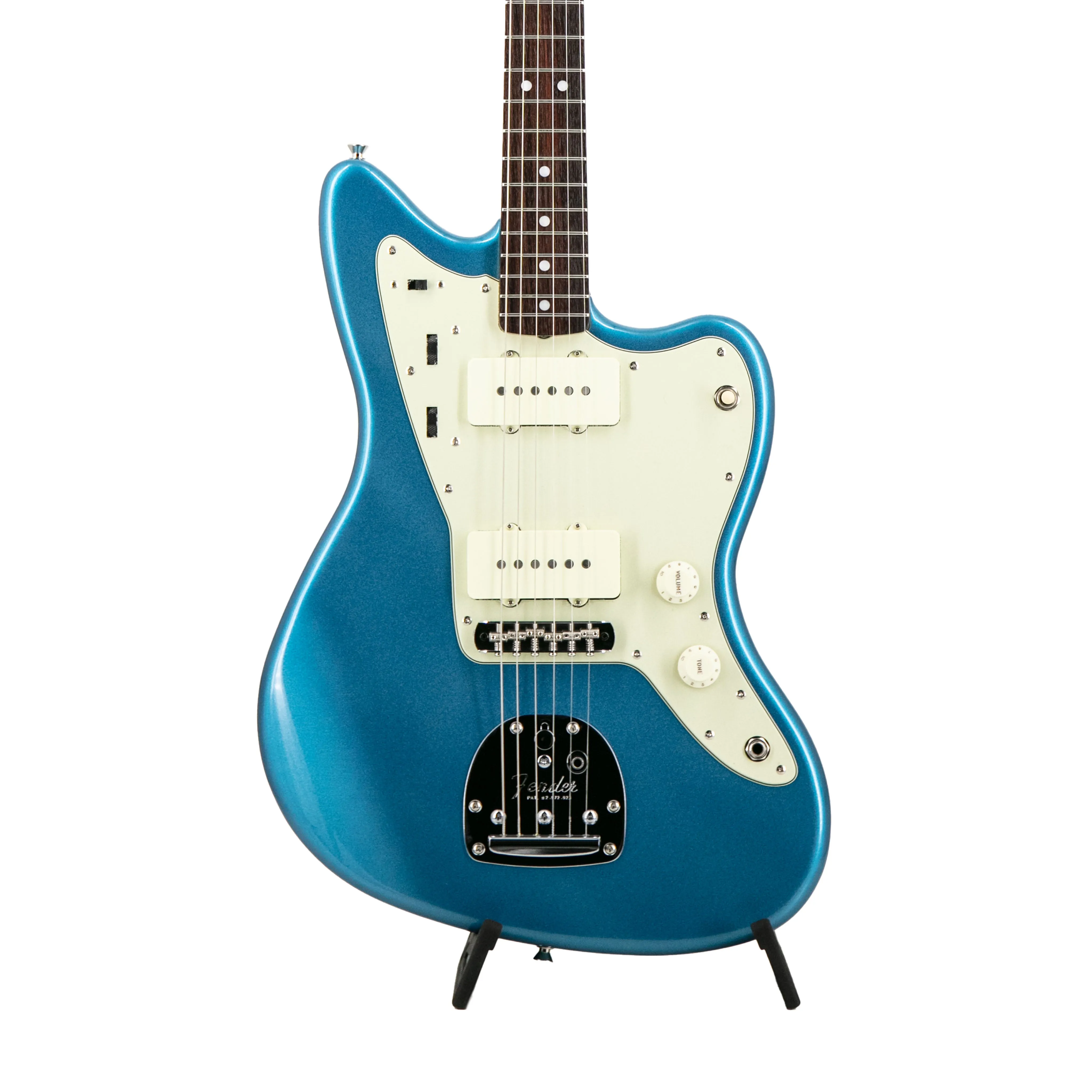 Fender FSR Collection Traditional 60s Jazzmaster Electric Guitar, RW FB, Lake Placid Blue