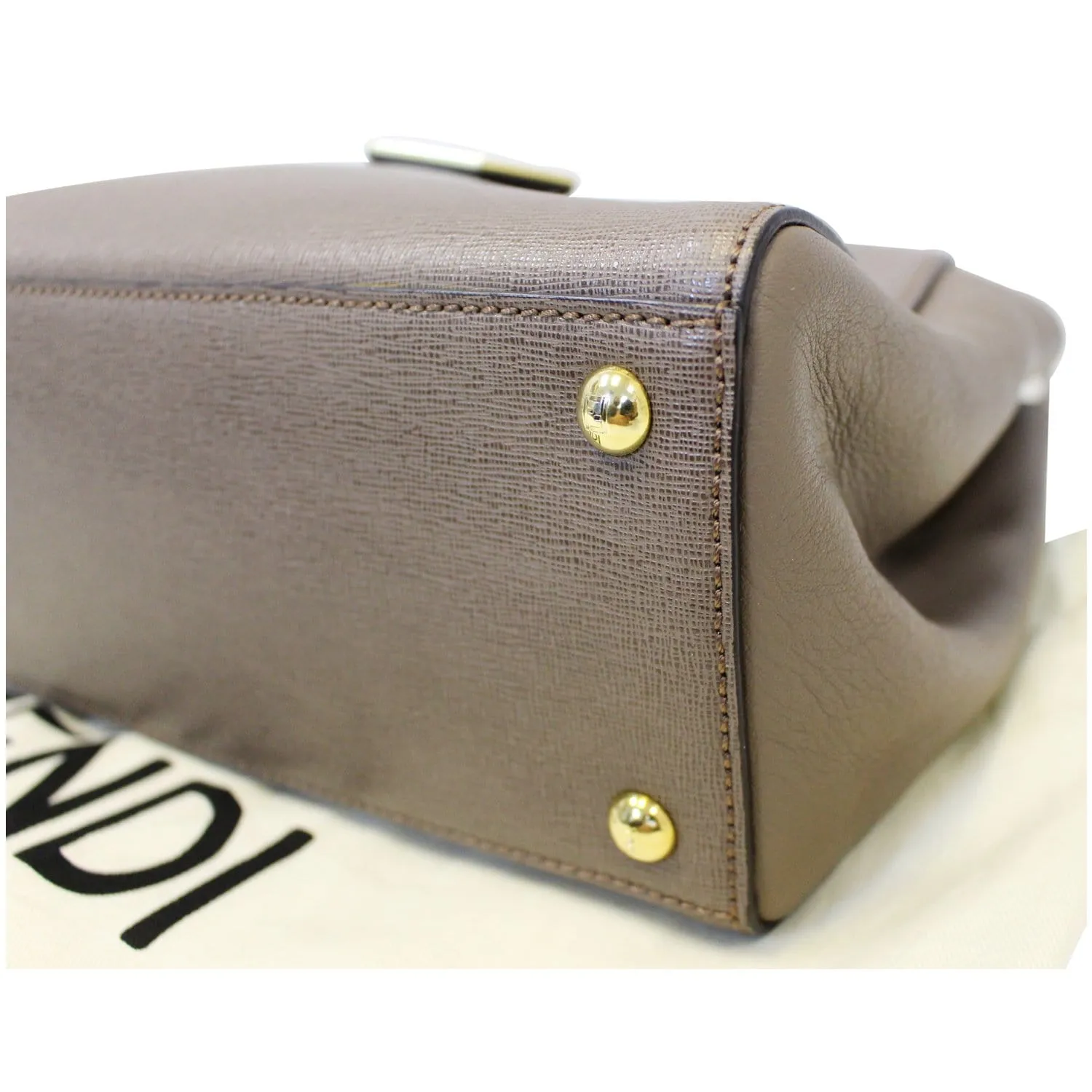 FENDI Roma Petite 2 Jours Leather Shoulder Handbag - 15% OFF