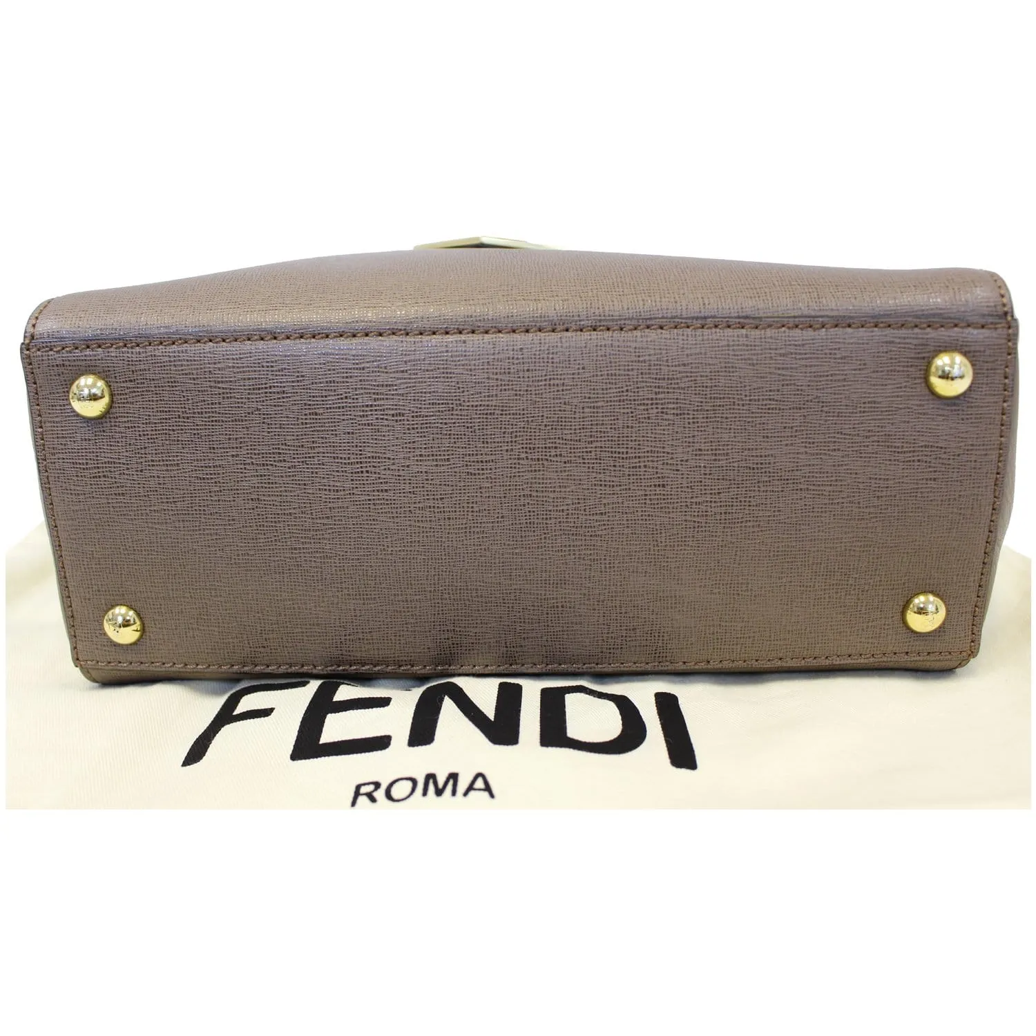 FENDI Roma Petite 2 Jours Leather Shoulder Handbag - 15% OFF