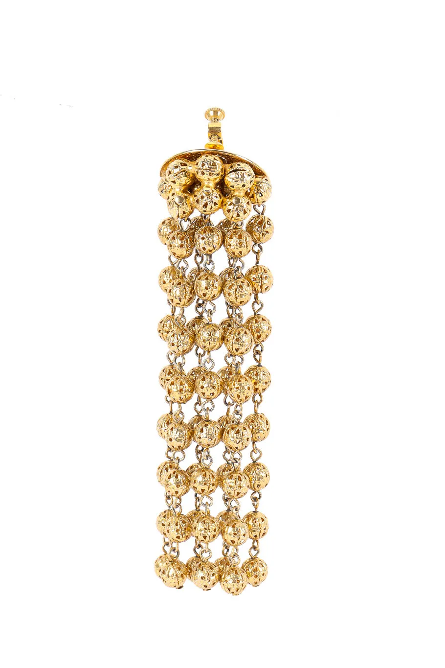 Filigree Ball Fringe Earrings
