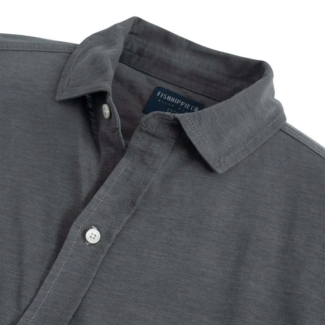 Fish Hippie Balao Knit Shirt -Lava Smoke