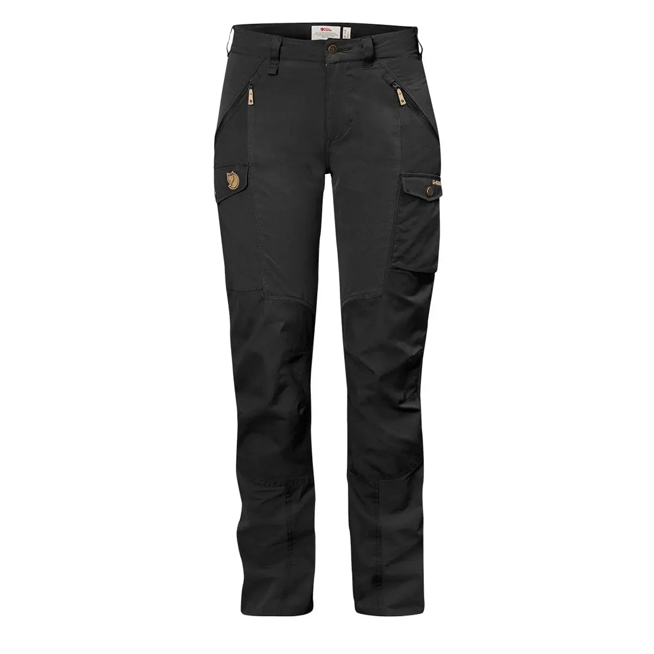 Fjallraven Womens Nikka Trousers Curved Black