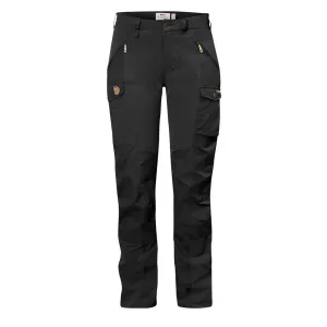 Fjallraven Womens Nikka Trousers Curved Black