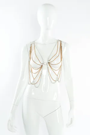 Fleur Filigree Harness Chain Vest
