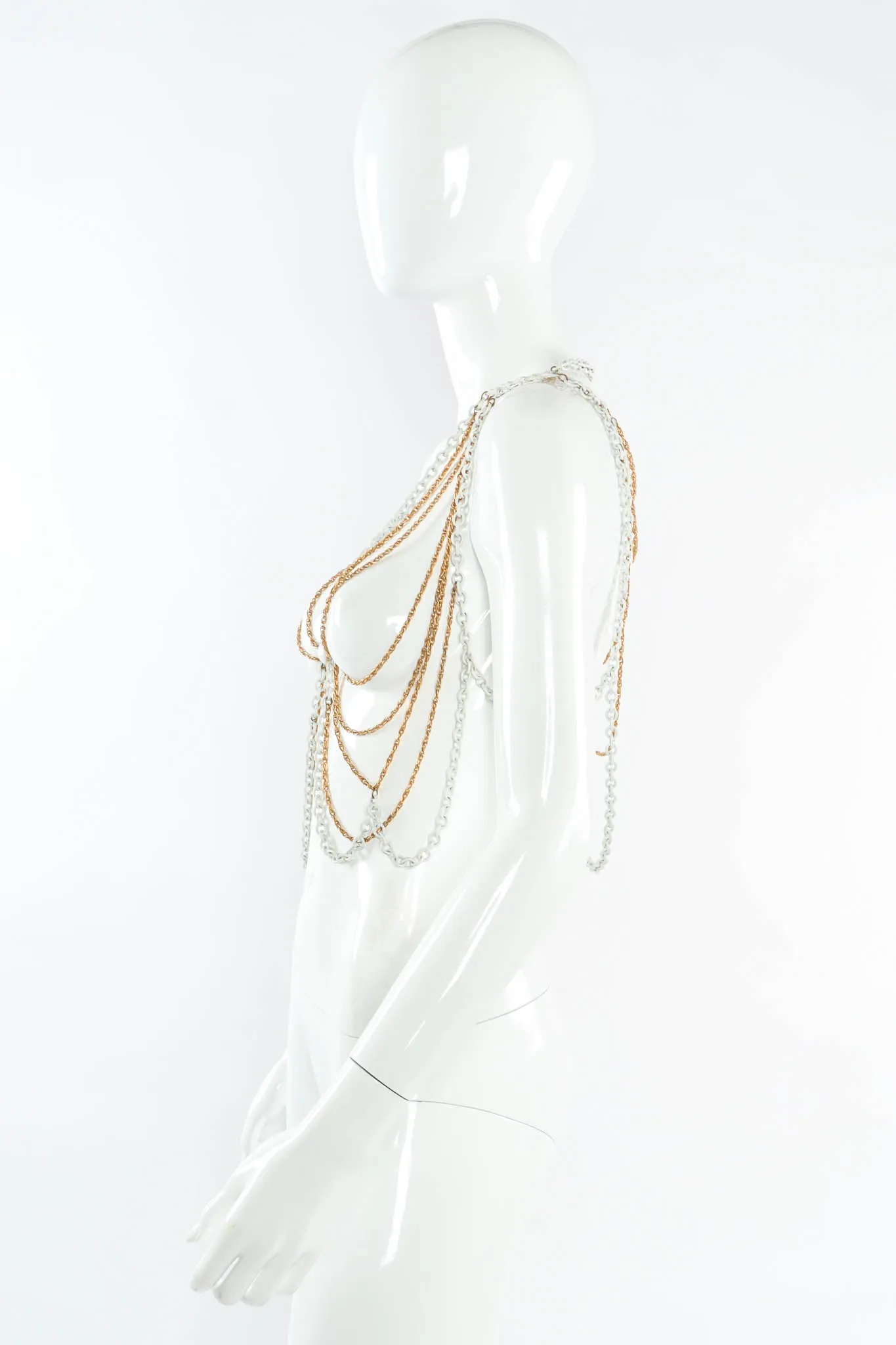 Fleur Filigree Harness Chain Vest
