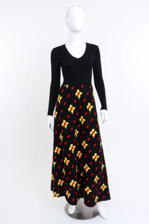 Flight of the Butterflies Knit Maxi Dress